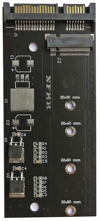M.2 SSD SATA III to 2.5" Hard Drive Adapter Caddy