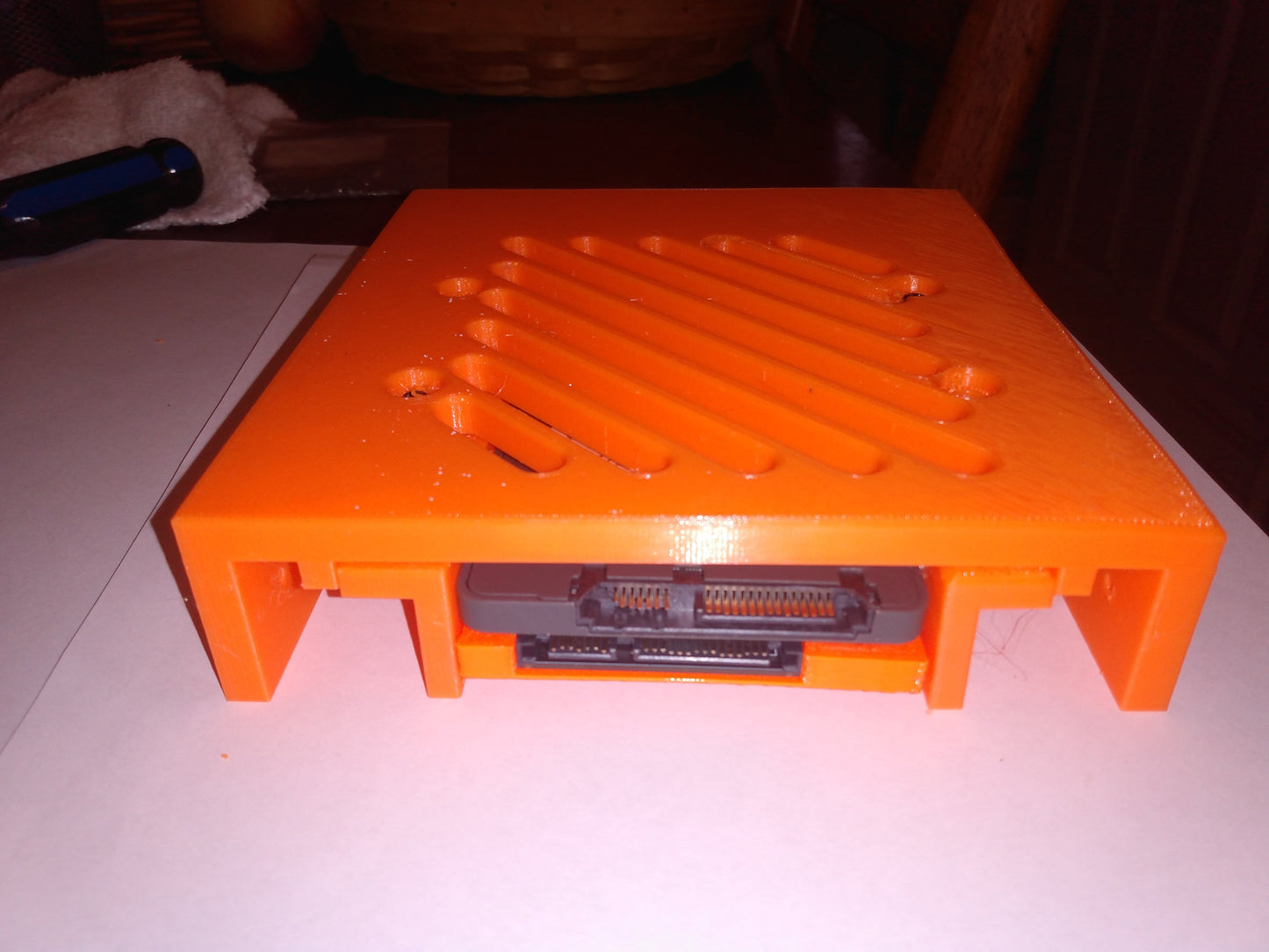 3D Print File for: Dual 2.5" to 3.5" Hard Drive Adapter Caddy