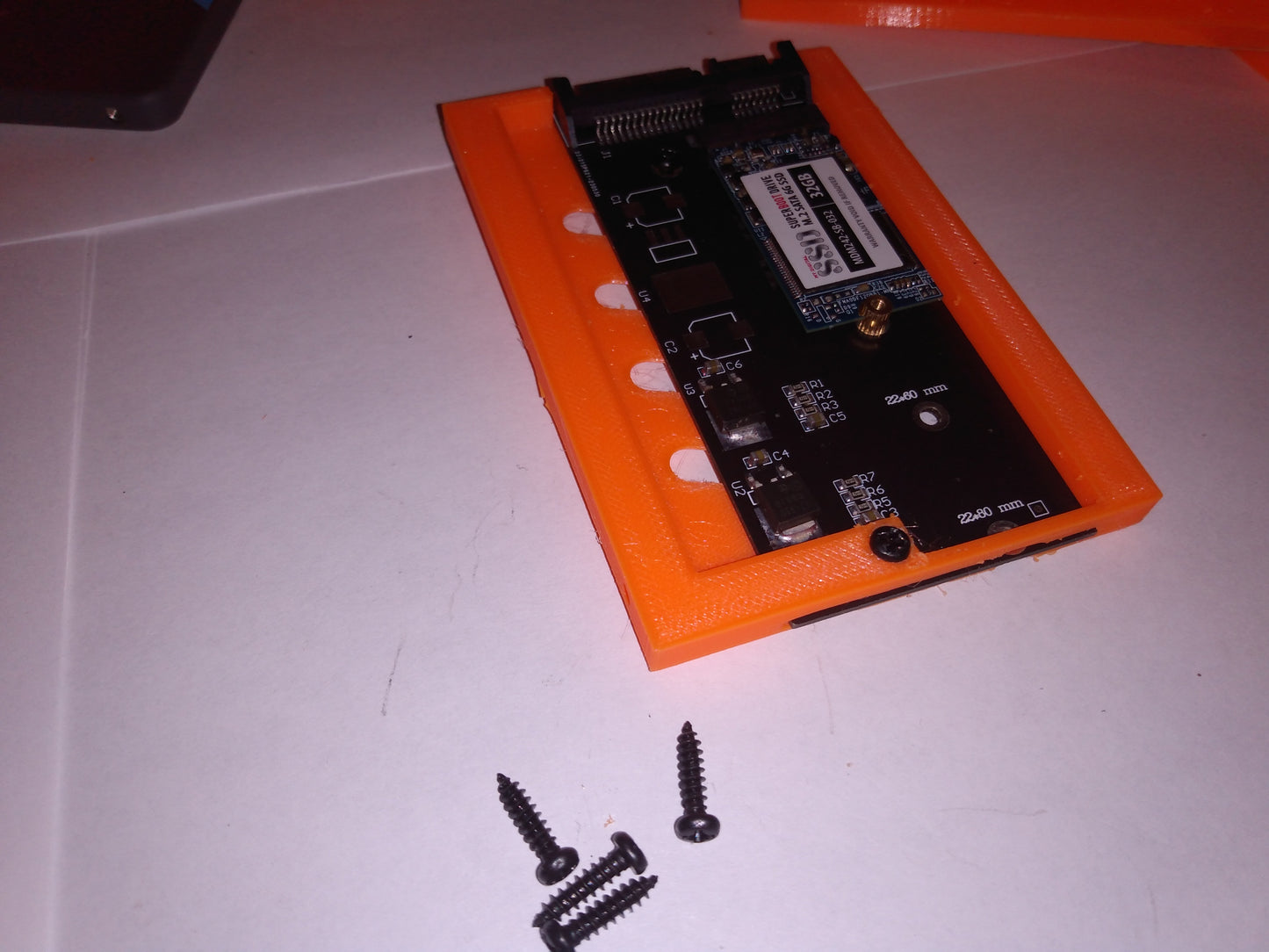 M.2 SSD SATA III to 2.5" Hard Drive Adapter Caddy
